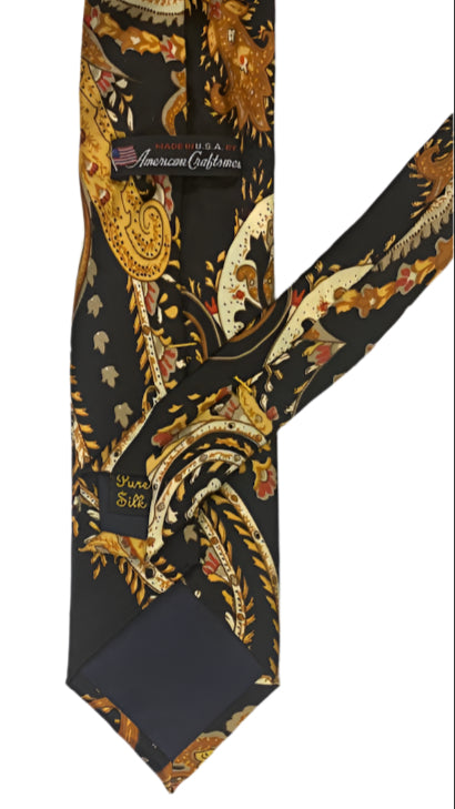 Vintage Paisley Silk Tie