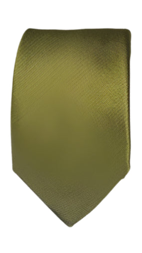 Olive Green Silk Necktie