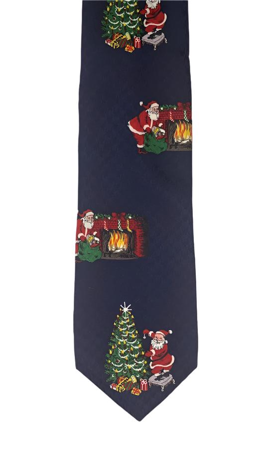 Festive Christmas Tie - Santa's Holiday Cheer