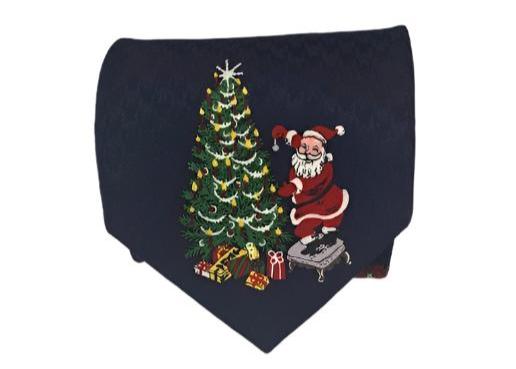 Festive Christmas Tie - Santa's Holiday Cheer