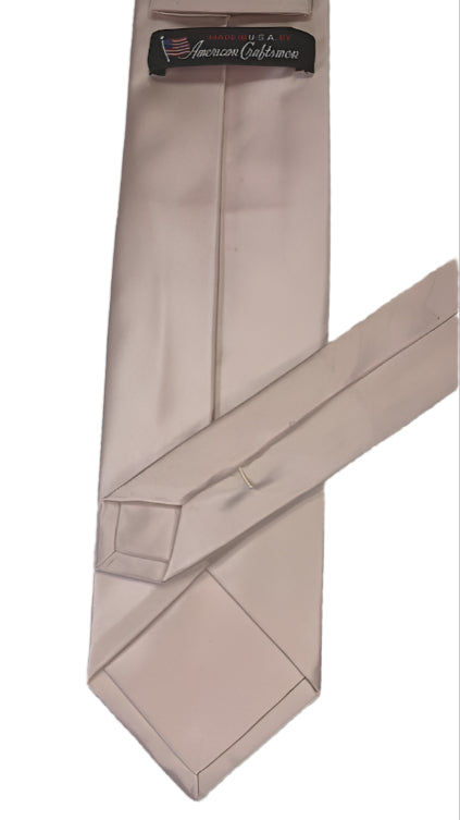 Light Rose Gold Silk Tie