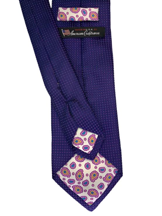Royal Purple Italian Silk Tie
